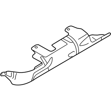Volkswagen Touareg Exhaust Heat Shield - 07Z-253-037-F
