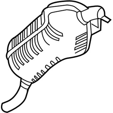 Volkswagen Passat Muffler - 3B7-253-609