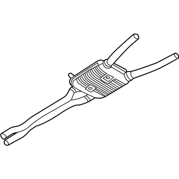 Volkswagen Passat Muffler - 3B7-253-409