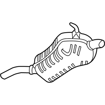 Volkswagen Passat Muffler - 3B7-253-609-A