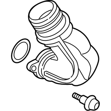 2014 Volkswagen Jetta Air Intake Hose - 04E-129-654-J