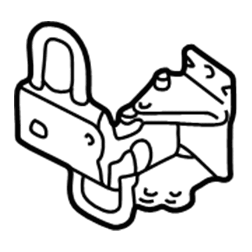 Volkswagen 3B4-833-411-D Lower Hinge