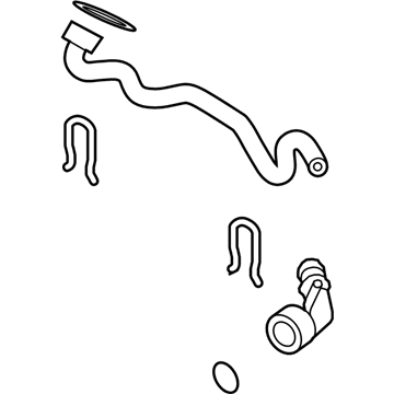 Volkswagen CC Radiator Hose - 3C0-122-101-GE