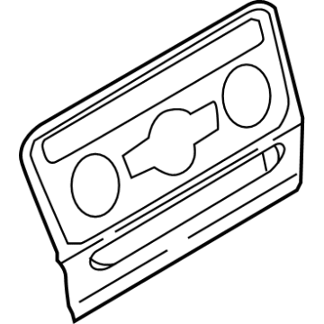 Volkswagen 3CN-863-042-E-N0R Center Panel