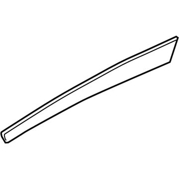 Volkswagen Passat Door Moldings - 561-867-420-C-3H5