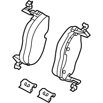 Volkswagen ID.4 Brake Pad Set - 1EA-698-151-B