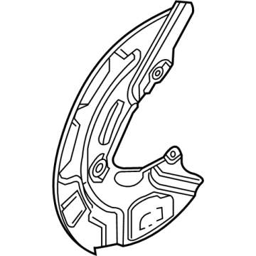 Volkswagen ID.4 Brake Dust Shield - 1EA-615-311-D