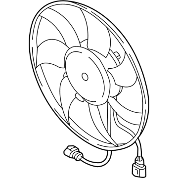 Volkswagen Taos Cooling Fan Assembly - 5QN-959-455