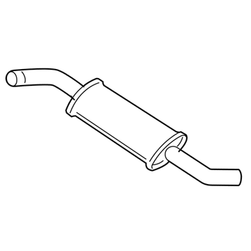 Volkswagen Muffler - 074-253-409-C