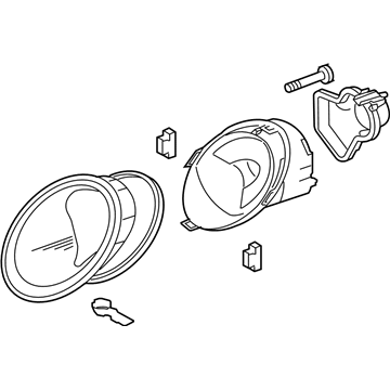 Volkswagen Beetle Headlight - 1C0-941-029-N