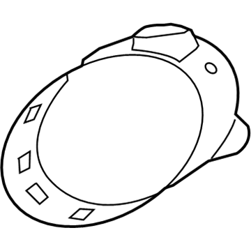 Volkswagen 1C0-806-639-H Headlamp Frame