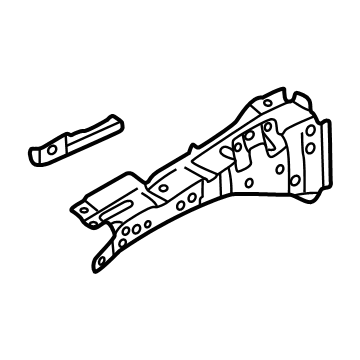 Volkswagen 2GJ-810-136 Sidemember Rail