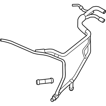 Volkswagen Touareg Radiator Hose - 7L6-122-096-T