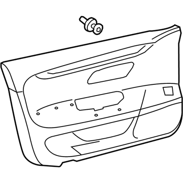 Volkswagen 3C8-867-011-CJ-DCE Door Trim Panel