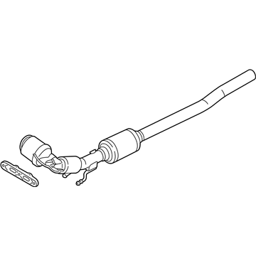 Volkswagen Jetta Catalytic Converter - 5C0-254-500-T