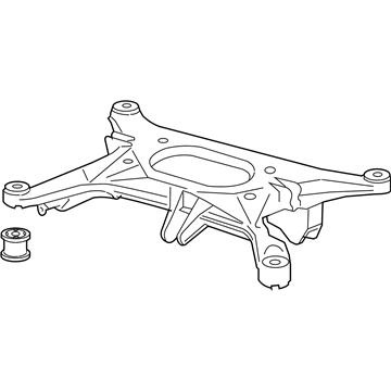 Volkswagen Phaeton Axle Beam Mount - 3D0-505-235-AE