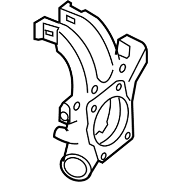 Volkswagen Phaeton Steering Knuckle - 3D0-505-435-M