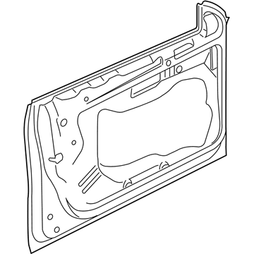 Volkswagen 3C8-831-055-H Door Shell