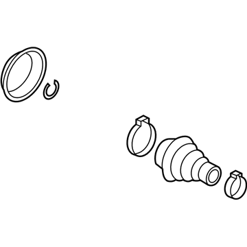 Volkswagen Beetle CV Joint Boot - 3C0-498-201