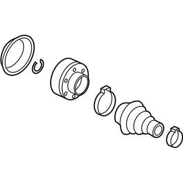 Volkswagen Passat CV Joint - 5C0-498-103-A
