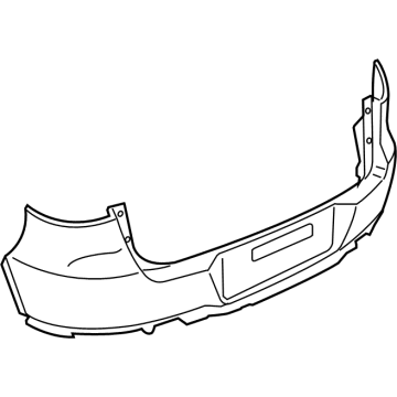 Volkswagen Tiguan Bumper - 5N0-807-421-G-GRU