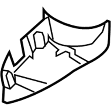 Volkswagen 1K0-857-577-B-9B9 Lower Trim