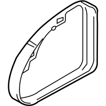 Volkswagen Rabbit Mirror Cover - 1K0-857-602-9B9