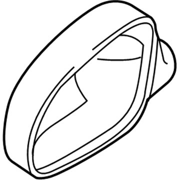 Volkswagen Rabbit Mirror Cover - 1K0-857-538-GRU