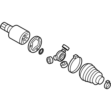 Volkswagen CC CV Joint - 5N0-498-103-CX
