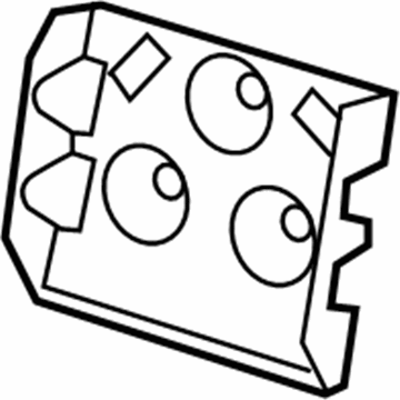 Volkswagen 3D0-959-115-B Control Module Mount Bracket