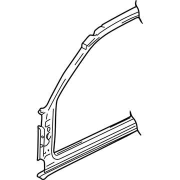 Volkswagen 1J3-809-835 Hinge Pillar