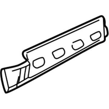 Volkswagen 1J3-810-599 Inner Rocker
