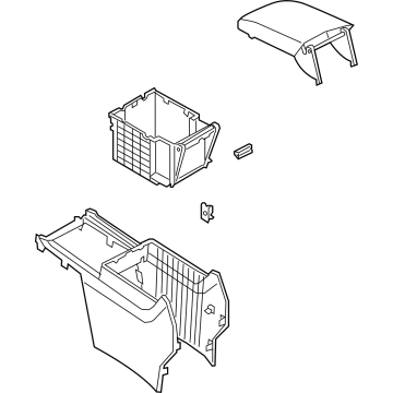 Volkswagen Atlas Center Console - 3CN-863-241-H-VPG