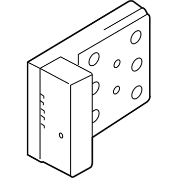Volkswagen ABS Control Module - 1K0-907-375-AJ