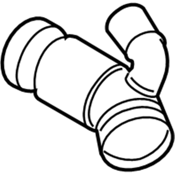 Volkswagen Eos Air Intake Hose - 1K0-129-684-AD