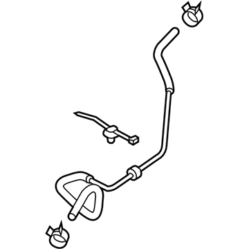 Volkswagen Touareg Power Steering Hose - 7P0-422-881-B