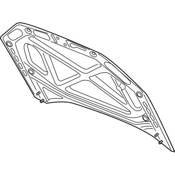 Volkswagen Passat Hood - 561-823-031-G