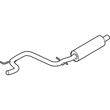 Volkswagen Jetta Muffler - 1K0-253-209-L