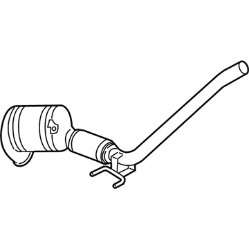 Volkswagen Jetta Catalytic Converter - 1K0-254-508-G