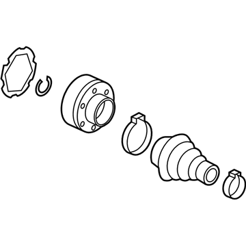 Volkswagen Jetta CV Joint - 5C0-498-103