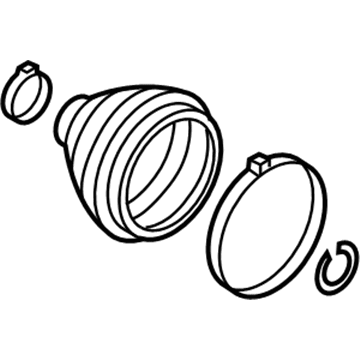 Volkswagen Touareg CV Joint Boot - 7L0-498-203