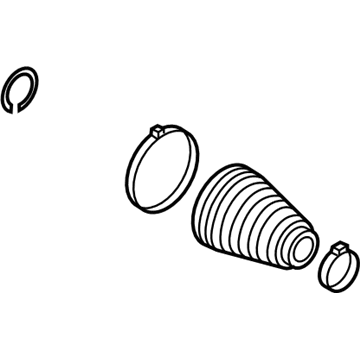 Volkswagen Touareg CV Joint Boot - 7L0-498-201-A