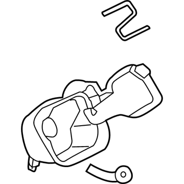 Volkswagen Fuel Filler Housing - 5GM-809-857-E