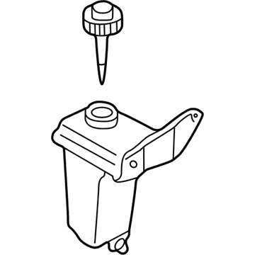 Volkswagen Power Steering Reservoir - 8D0-422-371-K