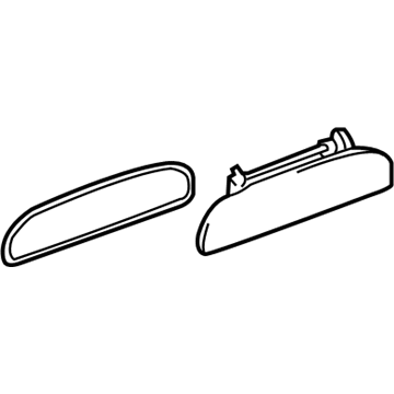Volkswagen Touareg Tailgate Handle - 7L6-827-565-B-GRU