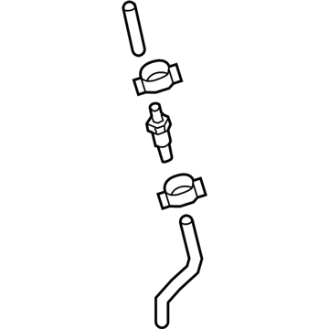 Volkswagen Eos Coolant Pipe - 1K0-121-063-J
