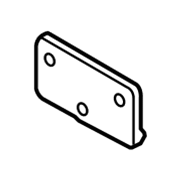 Volkswagen License Plate - 1J0-807-287-B41