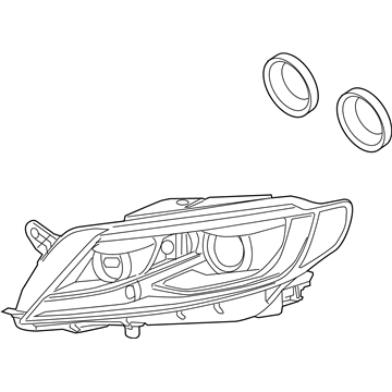 Volkswagen CC Headlight - 3C8-941-753-S