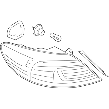 Volkswagen CC Back Up Light - 3C8-945-208-AE