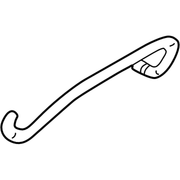 2002 Volkswagen Golf Coolant Pipe - 1J0-121-096-BK